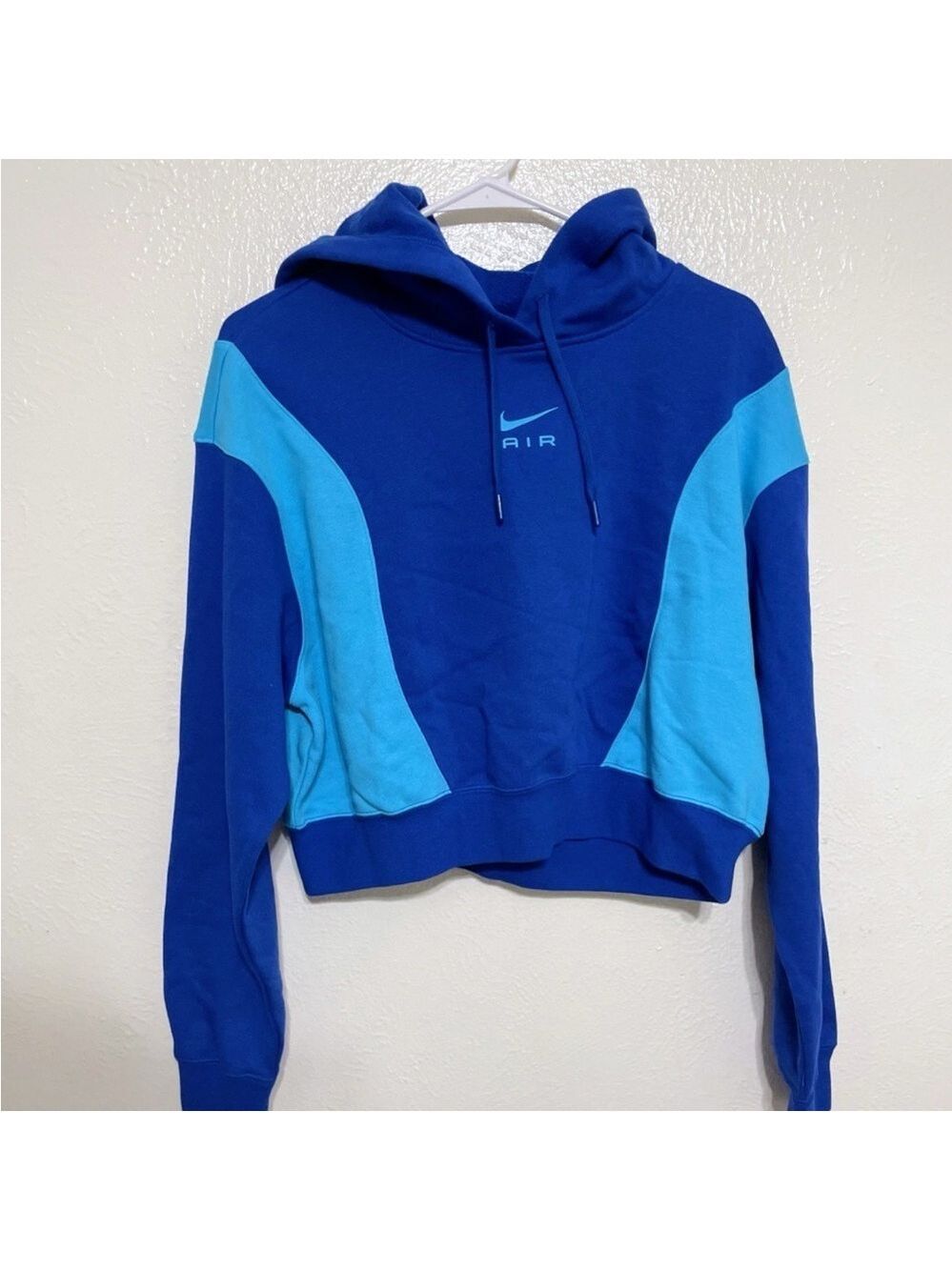 Nike Air Exclusive Sample With Tag Women's Oversized Crop Fleece Hoodie